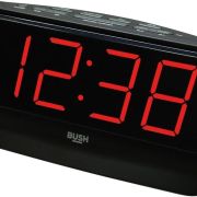 Large led alarm clock radio