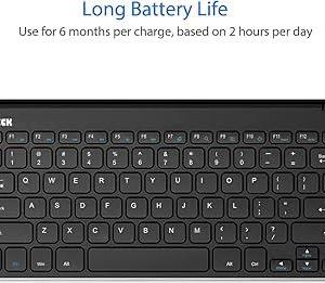 Universal stainless steel wireless keyboard