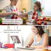 Folding desktop phone stand