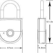 Fingerprint smart lock w10