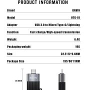 Usb 3.0 adapter type-c