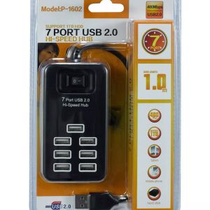 7 port usb 2.0 hi-speed hub